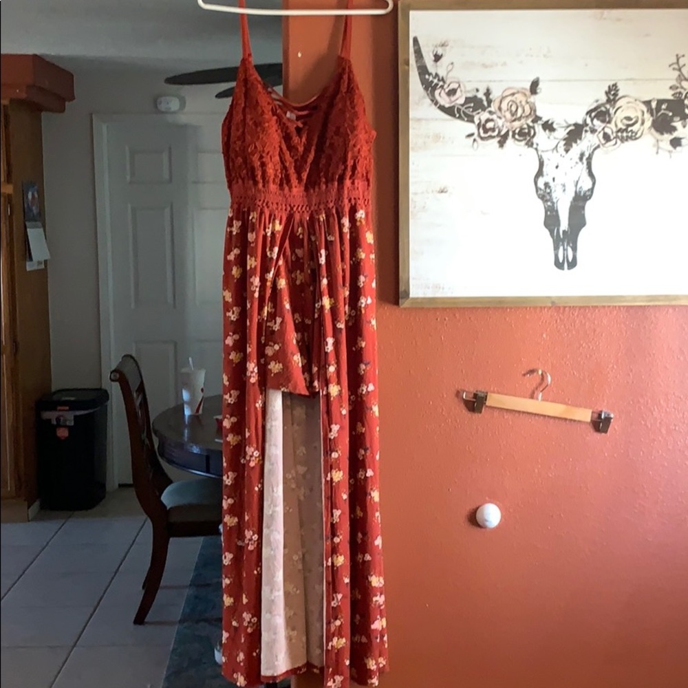 Spaghetti strap shorts jumpsuit